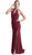 Embellished Jewel Cutout Sheath Prom Dress