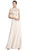 Lace Embellished Sheath Prom Dress