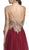 Jeweled V-neckline A-line Prom Dress