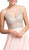 Embellished Plunging V-neck A-line Prom Dress