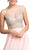Embellished Plunging V-neck A-line Prom Dress