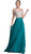 Bedazzled Illusion Halter Prom Dress