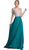 Bedazzled Illusion Halter Prom Dress