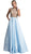 Bedazzled Illusion Jewel A-line Prom Dress