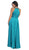 Jeweled Halter Neck Ruched A-line Evening Dress