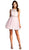 Jeweled Lace Illusion Jewel A-line Evening Dress