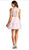 Jeweled Lace Illusion Jewel A-line Evening Dress