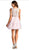 Jeweled Lace Illusion Jewel A-line Evening Dress