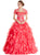 Ornate Ruffled Quinceanera Ballgown With Bolero