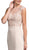 Embroidered Sheath Mother of Bride Dress