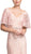 Lace Wide V-neck Mother of Bride Dress