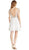 Bejeweled Ruched A-line Homecoming Dress