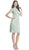 Knee Length Lace Mother of Bride Dress