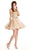 Gilded Sweetheart A-line Homecoming Dress