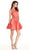 Floral Lace A-line Homecoming Dress
