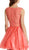 Floral Lace A-line Homecoming Dress