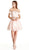 Lace Two Piece A-line Homecoming Dress