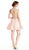 Bedazzled Illusion Halter Aline Homecoming Dress
