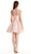 Dazzling Illusion Halter A-line Homecoming Dress