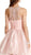 Dazzling Illusion Halter A-line Homecoming Dress