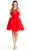 Dazzling Illusion Halter A-line Homecoming Dress