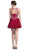 Embellished Halter A-line Homecoming Dress