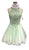 Embellished Halter A-line Homecoming Dress