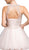 Glittering Illusion Halter Homecoming Dress
