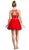 Bedazzled Illusion Halter Homecoming Dress