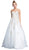 Bedazzled Strapless Sweetheart A-line Prom Dress