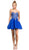 Embellished Strapless A-line Cocktail Dress