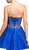Embellished Strapless A-line Cocktail Dress