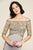 Tadashi Shoji - Winston Off-The-Shoulder Taffeta Gown - Petite In Gray