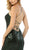 Nox Anabel - B207 Full Sequin Strappy Sexy Back Mermaid Evening Gown In Green