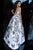 Jovani - 68468 Straight Across Printed A-line Dress In White and Multi