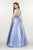 BG Haute - G3115 Dress in Blue and Purple