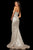 Sherri Hill - 52954 Long Strapless Fitted Mermaid Dress In Neutral and Silver