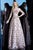 Jovani - 67860 Three Quarter Bateau A-line Dress In Brown and Neutral