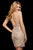 Sherri Hill - 53102 Gilt-Embroidered Lace Short Dress In Neutral and Gold