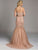 Lara Dresses - Splendid Strapless Mermaid Gown with Tulle Skirt 42625 In Pink