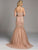 Lara Dresses - Splendid Strapless Mermaid Gown with Tulle Skirt 42625 In Pink