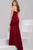 Strapless Long Dress with High Slit 48789