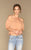 Merritt Charles -  Bardot Blouse I Rose Clay