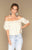 Merritt Charles -  Bardot Blouse I Teak