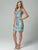 32887 Dress In Champagne Turquoise