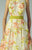 Beside Couture - BC1231 Floral Lace Bateau A-line Dress in Orange and Green