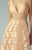 Beside Couture - BC1243 Floral Embellished Plunging Dress in Orange