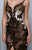 Beside Couture by Gemy - BC1331 Lace Applied Plunging Sweetheart Gown in Black and Gold