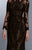 Beside Couture by Gemy - BC1333 Long Lace High Neck Trumpet Dress in Black