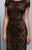 Beside Couture by Gemy - BC1334 Lace Bateau Trumpet Dress With Train in Black